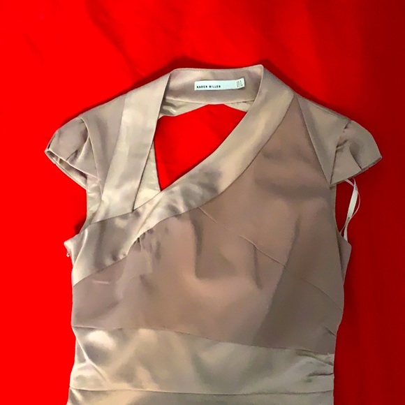 Gorgeous Karen Millen Dress | Greyish Purple | size 4 (fits like a size 0 -2) - Picture 3 of 6